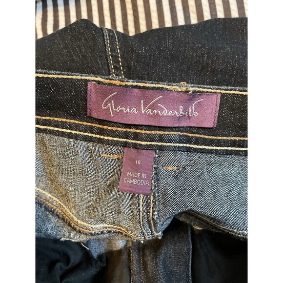 Women's Gloria Vanderbilt Amanda Classic Jeans - Size 16 Long - Picture 5 of 6